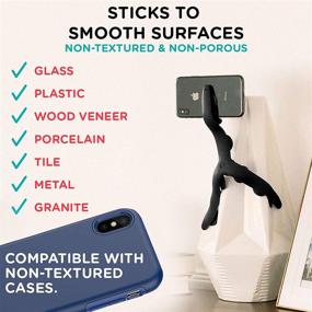 img 1 attached to 📸 Tenikle 2 Black (Travel): Flexible Tripod with Suction Cups for iPhone, Android, GoPro and More – Multi-Use Bendable Phone Stand, Camera Mount, Tablet Holder, Car Mount, Selfie Stick