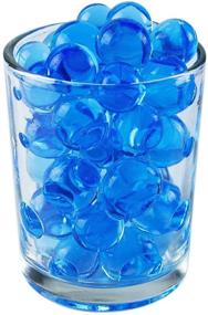 img 2 attached to 💎 Super Z Outlet Blue Water Gel Beads Pearls: Vase Filler, Candles, Wedding Centerpiece, Home Decoration, Plants - 1/2 Pound Bag - Makes 6 Gallons