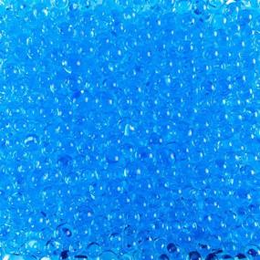 img 3 attached to 💎 Super Z Outlet Blue Water Gel Beads Pearls: Vase Filler, Candles, Wedding Centerpiece, Home Decoration, Plants - 1/2 Pound Bag - Makes 6 Gallons