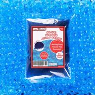 💎 super z outlet blue water gel beads pearls: vase filler, candles, wedding centerpiece, home decoration, plants - 1/2 pound bag - makes 6 gallons logo