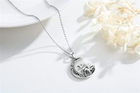 img 2 attached to Necklace Sterling Silver Pendant Jewelry Girls' Jewelry for Necklaces & Pendants