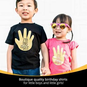 img 1 attached to 🎉 Fayfaire 5th Birthday Shirt Outfit: Premium Quality for a Memorable Fifth Bday Celebration - Size 5/6T