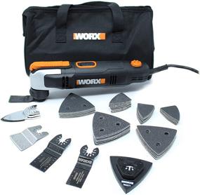 img 2 attached to 🔧 Worx WX686L.1 Oscillating Tool: Compact 2.5A Power, Clip-in Wrench and 70 Pcs Accessory Kit