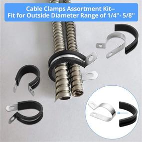 img 1 attached to CAMWAY Clamps Stainless Cushioned Assortment