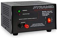 pyramid ps14kx.5 universal compact bench power supply: 12 amp ac-to-dc converter with 13.8v dc output and 270w power input logo