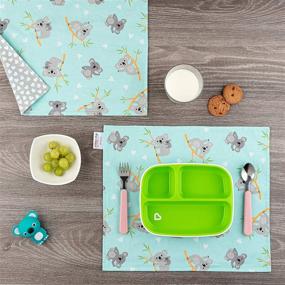 img 1 attached to 🌱 Eco-Friendly Absorbent Washable Reusable Placemats: Sustainable Dining Solutions