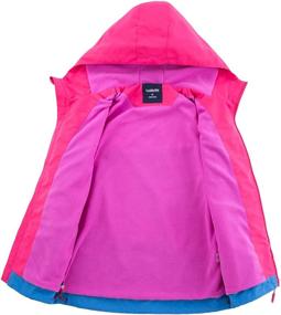 img 2 attached to 🧥 LOKTARC Lightweight Waterproof Hooded Raincoats for Boys: Stylish Jackets & Coats