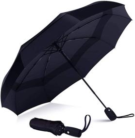 img 4 attached to Poecent Umbrella Windproof Reversible Reverse