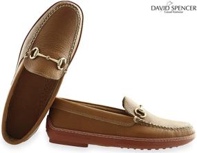 img 3 attached to David Spencer Tumbled Greenwich Black Men's Shoes and Loafers & Slip-Ons