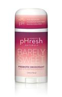 honestly phresh baking soda free 🌿 deodorant: naturally gentle with a barely sweet scent logo