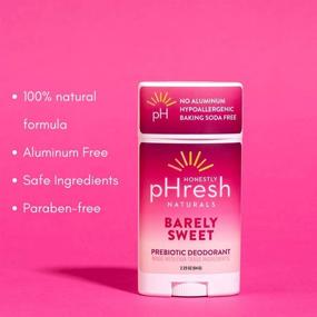 img 2 attached to Honestly pHresh Baking Soda Free 🌿 Deodorant: Naturally Gentle with a Barely Sweet Scent