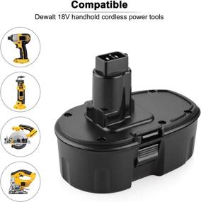 img 2 attached to Enhance Performance with Energup 2Pack DC9096 Replacement Dewalt 18V XRP Battery + DC9310 Charger for Dewalt 7.2-18V Ni-Cad Ni-Mh Batteries