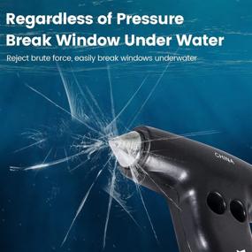 img 1 attached to 🔨 YANTU Glass Breaker & Seatbelt Cutter – Dual-Purpose Car Safety Hammer for Emergency, Automotive Window Breaker Tool