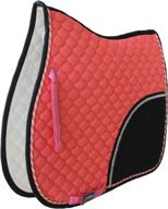 🐎 tackus horse show all purpose quilted english saddle pad trail contoured - 72f30 logo