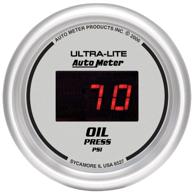 auto meter 6527 ultra lite pressure logo