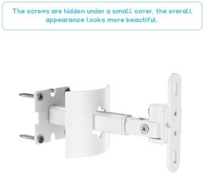 img 1 attached to 🔊 Bose Speaker Mount - Wall & Ceiling Bracket for 161, 151 SE, and Model 100 Speakers (White)