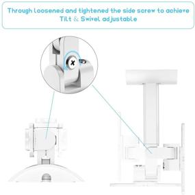img 3 attached to 🔊 Bose Speaker Mount - Wall & Ceiling Bracket for 161, 151 SE, and Model 100 Speakers (White)