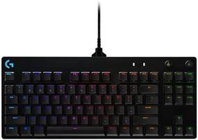 img 4 attached to Logitech G PRO Mechanical Gaming Keyboard: Compact Tenkeyless Design, Detachable Micro USB Cable, 16.8M Color LIGHTSYNC RGB Backlit Keys