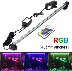 img 3 attached to Enhance Your Aquarium Experience with the GreenSun LED Aquarium Light – Remote Control, Waterproof, & Color Changing, 5.8W 19inch/48cm Strip Bar