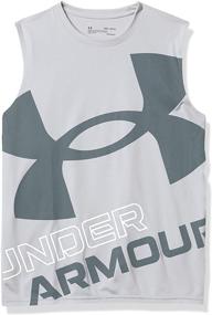 img 3 attached to Under Armour Exploded Sleeveless T Shirt Boys' Clothing in Active
