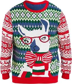 img 4 attached to 🎄 Christmas Sweater Pullover Sweatshirt for Boys - BFUSTYLE Clothing: Sweaters