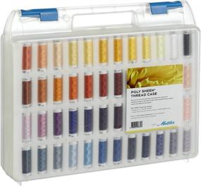 img 3 attached to 🧵 Mettler Poly Sheen Thread Case with 96 Spools, assorted colors