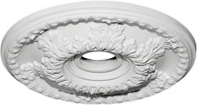 img 3 attached to 🏢 Ekena Millwork CM18GA Granada Ceiling Medallion - Stylish and Versatile 18" OD Medallion that Fits Canopies up to 6 5/8" - Factory Primed