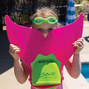 img 3 attached to Optimized Kids Mermaid Monofin Swim Fin by FINIS