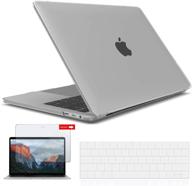 👍 ibenzer frost clear hard shell case & keyboard cover & screen film for macbook pro 13 inch m1 a2338 a2289 a2251 a2159 a1989 a1706 a1708, touch bar 2020-2016 (t13cl+2b) logo