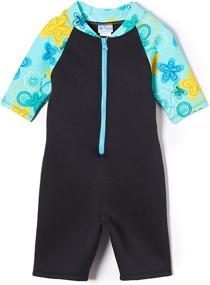 img 4 attached to 👙 Tuga Girls Thermal Wetsuit | UPF 50+ Sun Protection | Ages 1-14 Years