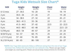 img 1 attached to 👙 Tuga Girls Thermal Wetsuit | UPF 50+ Sun Protection | Ages 1-14 Years