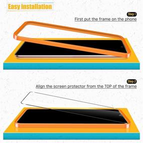 img 1 attached to 📱 2+3 Пак UniqueMe Защитное стекло для экрана Samsung Galaxy S21 5G - 6,2 дюйма, 2 шт. + Защита камеры, 3 шт. с рамкой для установки [9H твердость] [Не подходит для S21 Plus / S21 Ultra]