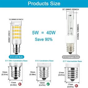 img 3 attached to Daylight Candelabra Incandescent Equivalent Non Dimmable