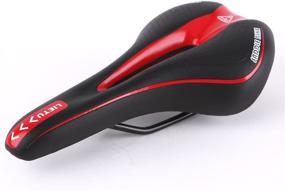 img 2 attached to 🚲 Vinqliq Pro Bike Saddle - Ergonomic Design, Shockproof Seat Cushion Pad for Cycling, Mountain Bike, MTB, Road Bike, BMX, Folding Bike