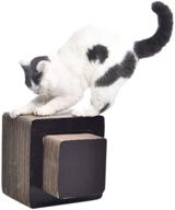 🐱 amazon basics oval cardboard cat scratcher lounger: a purr-fect haven for feline claws and comfort logo