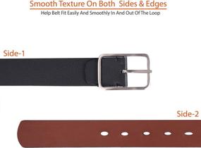 img 2 attached to 👔 Clifton Heritage Leather Belt for Men - Essential Men's Accessories