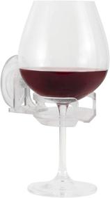 img 2 attached to SipCaddy: the Ultimate Shower Beer and Bath Wine Holder! Grab this Portable Cupholder Shower Caddy Drink Holder for Beer &amp; Wine - American-Made, Suction Cup, Clear - The Original and the Best!