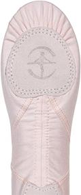 img 2 attached to Moistretch Vesta Canvas Ballet Slippers