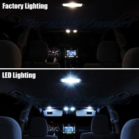 img 2 attached to 🔌 Enhanced Lighting XtremeVision LED Interior Kit + Installation Tool for Lexus CT200h CT200 2011-2014 - Cool White (8 Pieces)