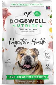 img 4 attached to 🐶 DogsWell Nutrisca Digestive Health Dry Dog Food: Protein-packed Lamb, Brown Rice & Egg Recipe for Optimal Digestion