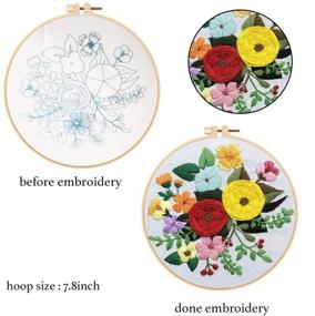 img 2 attached to Louise Maelys Beginner Embroidery Flowers