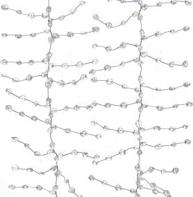 img 1 attached to Enhance your Holiday Décor with Kurt Adler 6' Plastic Ice Wire Clear Garland - Clear, 2 Pack