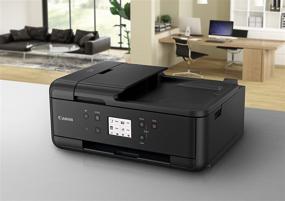 img 1 attached to Canon PIXMA TR7520: Wireless Home Photo Office Printer 🖨️ with Scanner, Copier, Fax, Airprint, Google Cloud & Alexa Compatibility