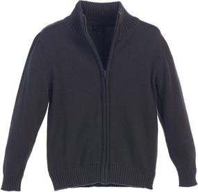 img 2 attached to Gioberti Boys' 100% Cotton Knitted Full Zip Cardigan Sweater