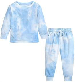 img 4 attached to Pullover Outfits Little Sleeve Sweatshirt Boys' Clothing for Clothing Sets