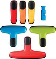 assorted colors 📎 oxo chip bag clip set логотип