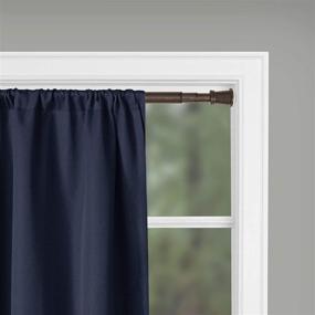 img 3 attached to 🪟 Zenna Home ETR66HB: Easy Install Adjustable Tension Smart Window Curtain Rod - 28-66 inches, Oil Rubbed Bronze