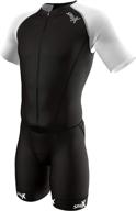🏊 sparx elite aerosuit men's short sleeve triathlon suit - high-performance mens tri suit with skinsuit design logo