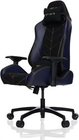 img 4 attached to 🔵 Large Midnight Blue Vertagear Gaming Chair