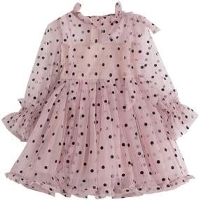 img 4 attached to HNXDYY Little Princess Casual 1226_A Girls' Clothing